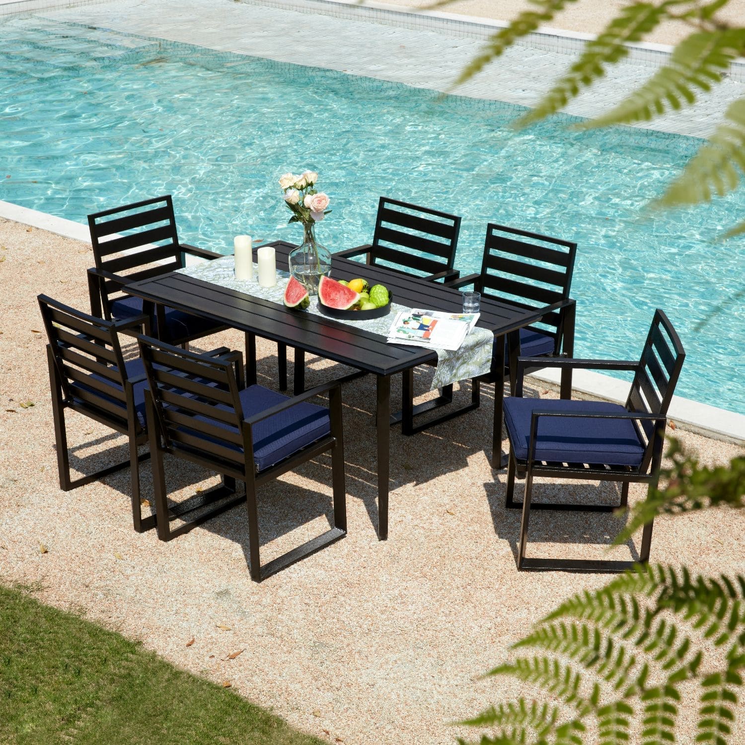 Outdoor patio dining discount chairs