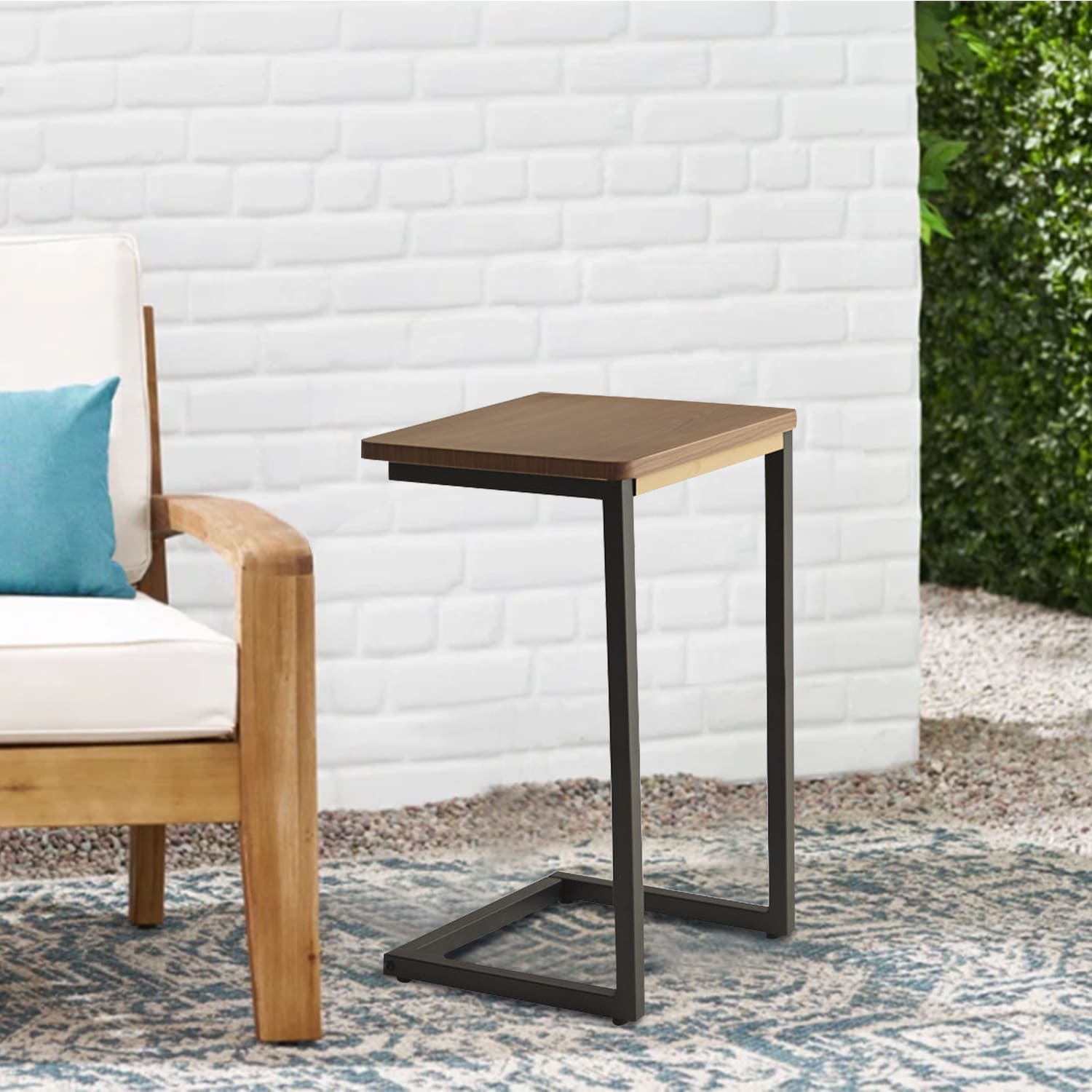 Outdoor c deals shaped side table